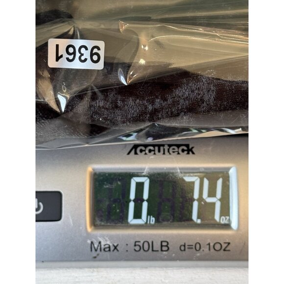 VTG One Step Up Womens 1X Black Velvet Top Keyhole Neck Gathered Cuffs Holiday - Picture 8 of 8